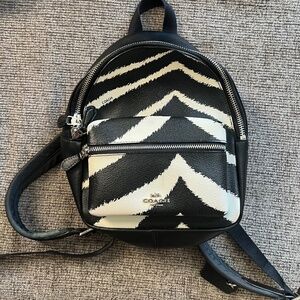 Leather Coach Mini Backpack